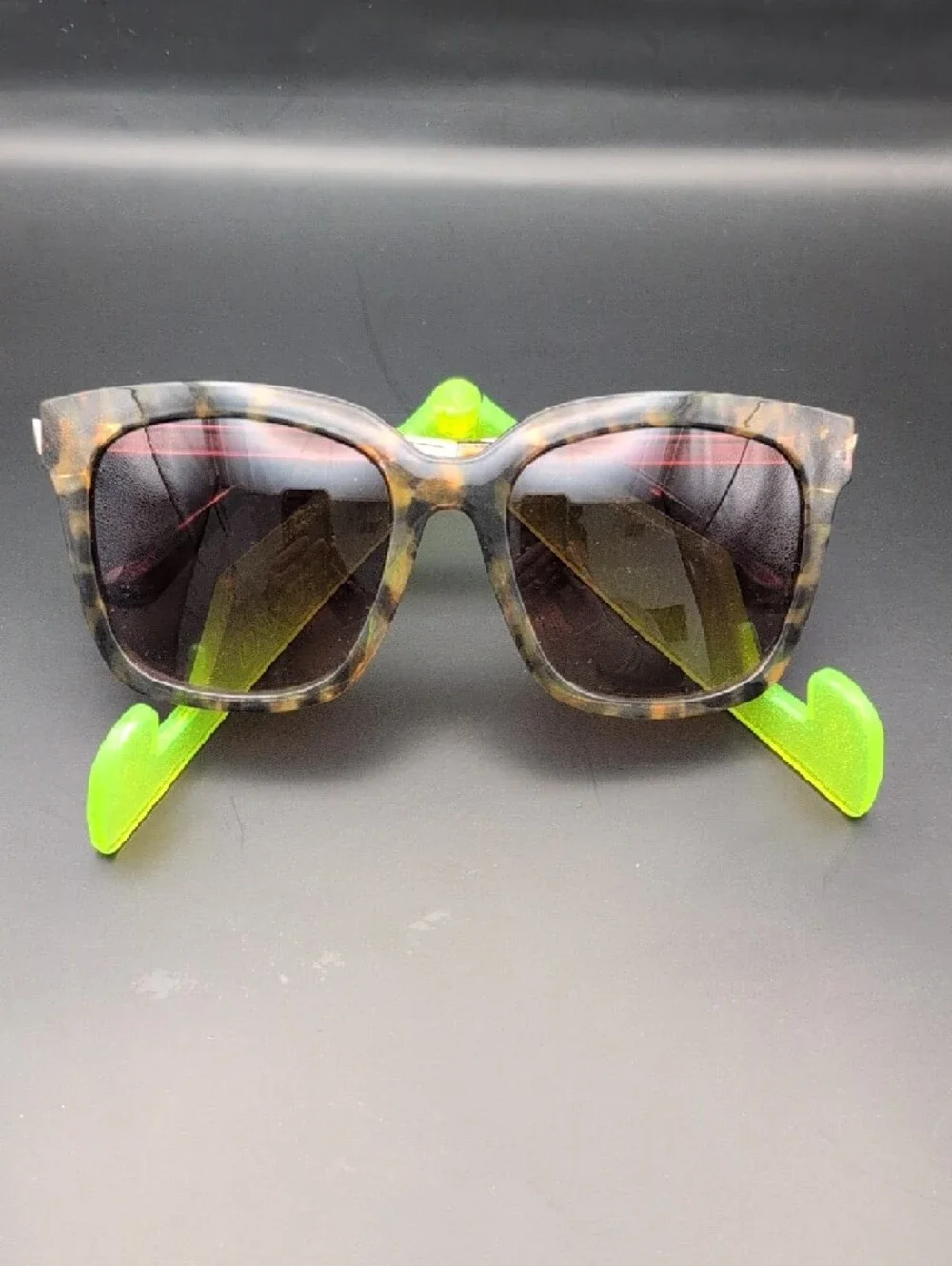 DIFF 54mm Hailey Sunglasses Tortoiseshell Square with Brown Lenses - Picture 9 of 12